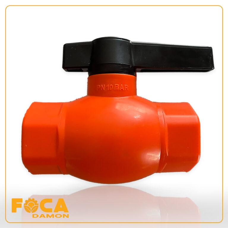 شیر توپی پلیمری یا بال ولو PP سایز 1 اینچ - شرکت فوکا دامون